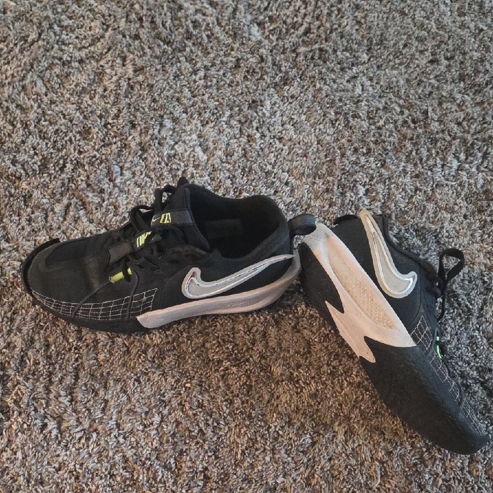 Nike Black and Gray Sneakers with White Accents